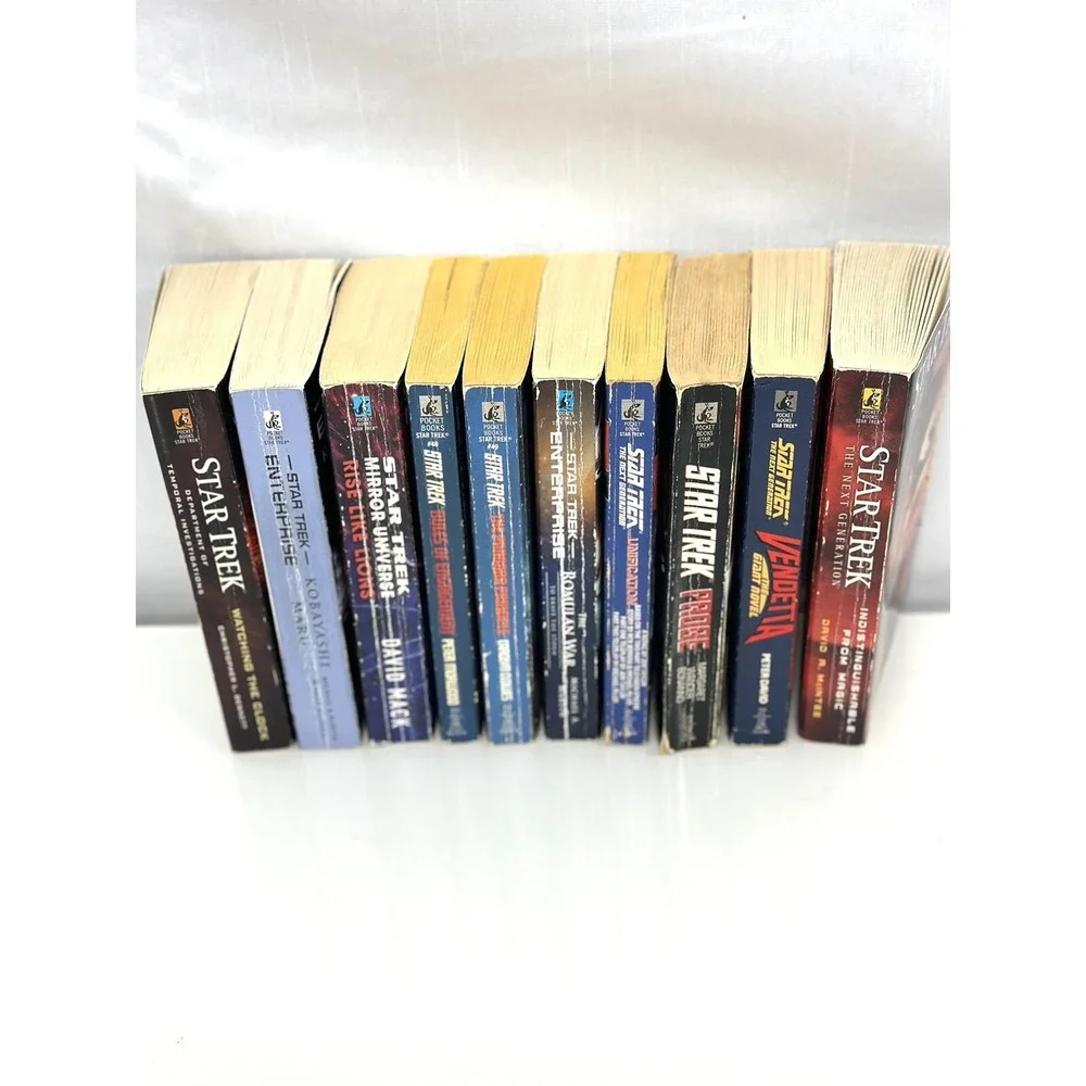 Lot of 10 Star Trek Paperback books